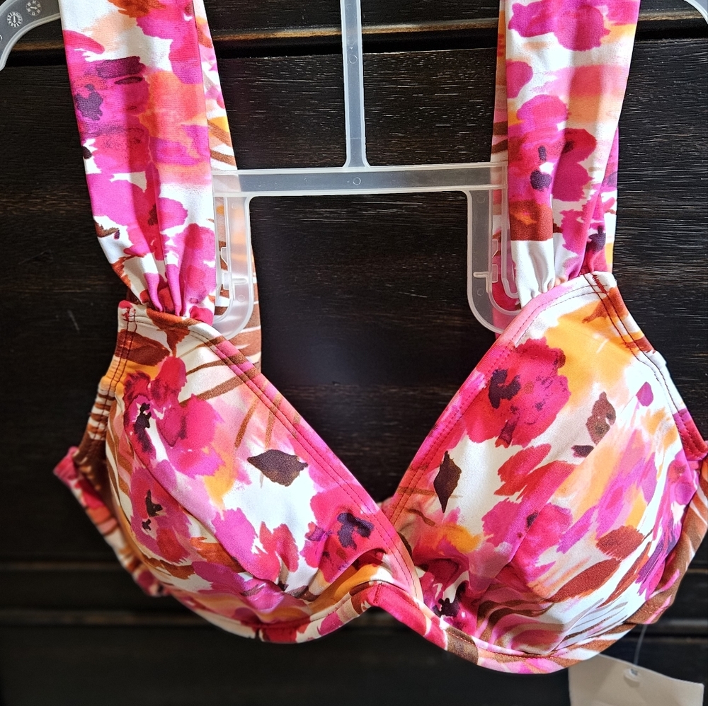 Bathing suit top. New with tags. Runs small